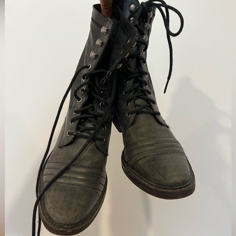 Free People Combat Boots Size 39